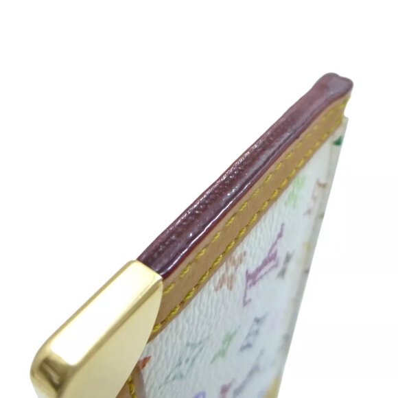 Authentic LOUIS VUITTON Pochette Cles Key Coin Purse M92655 Multi-Color - Picture 5 of 12